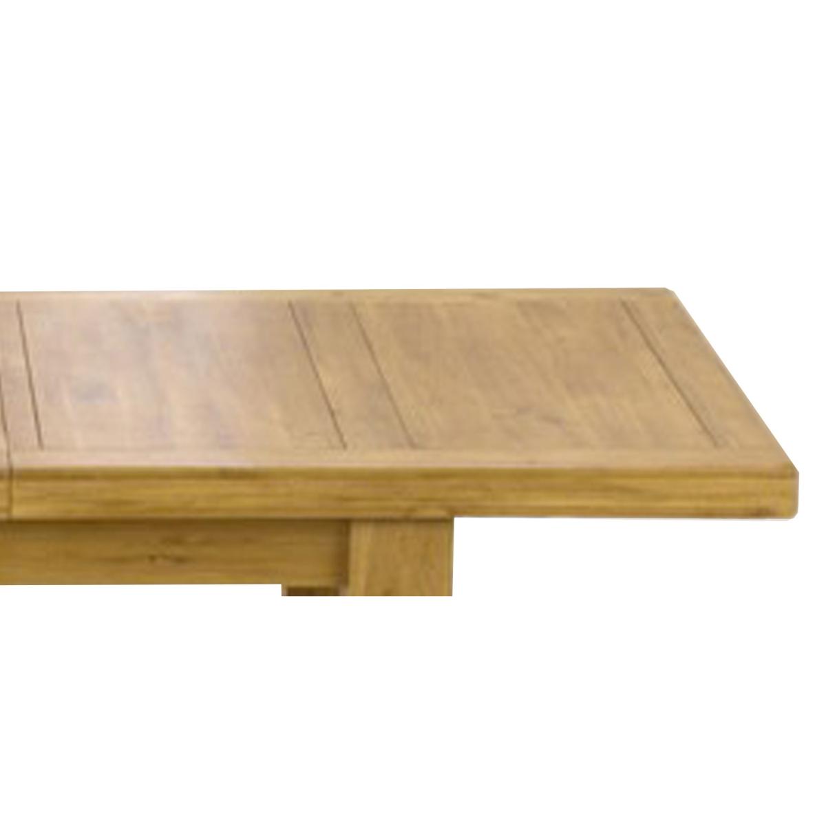 Extending Callington 230cm Oak Dining Table with 10 Oak Natural Chairs – image 71