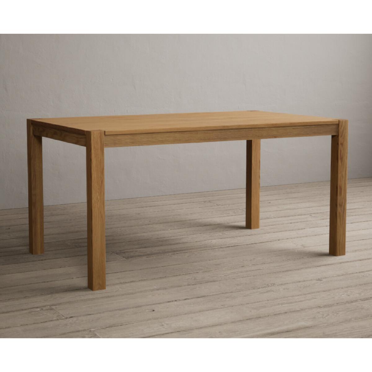 York 150cm Solid Oak Dining Table With 2 Grey Orson Velvet Chairs And 1 Bench – image 3