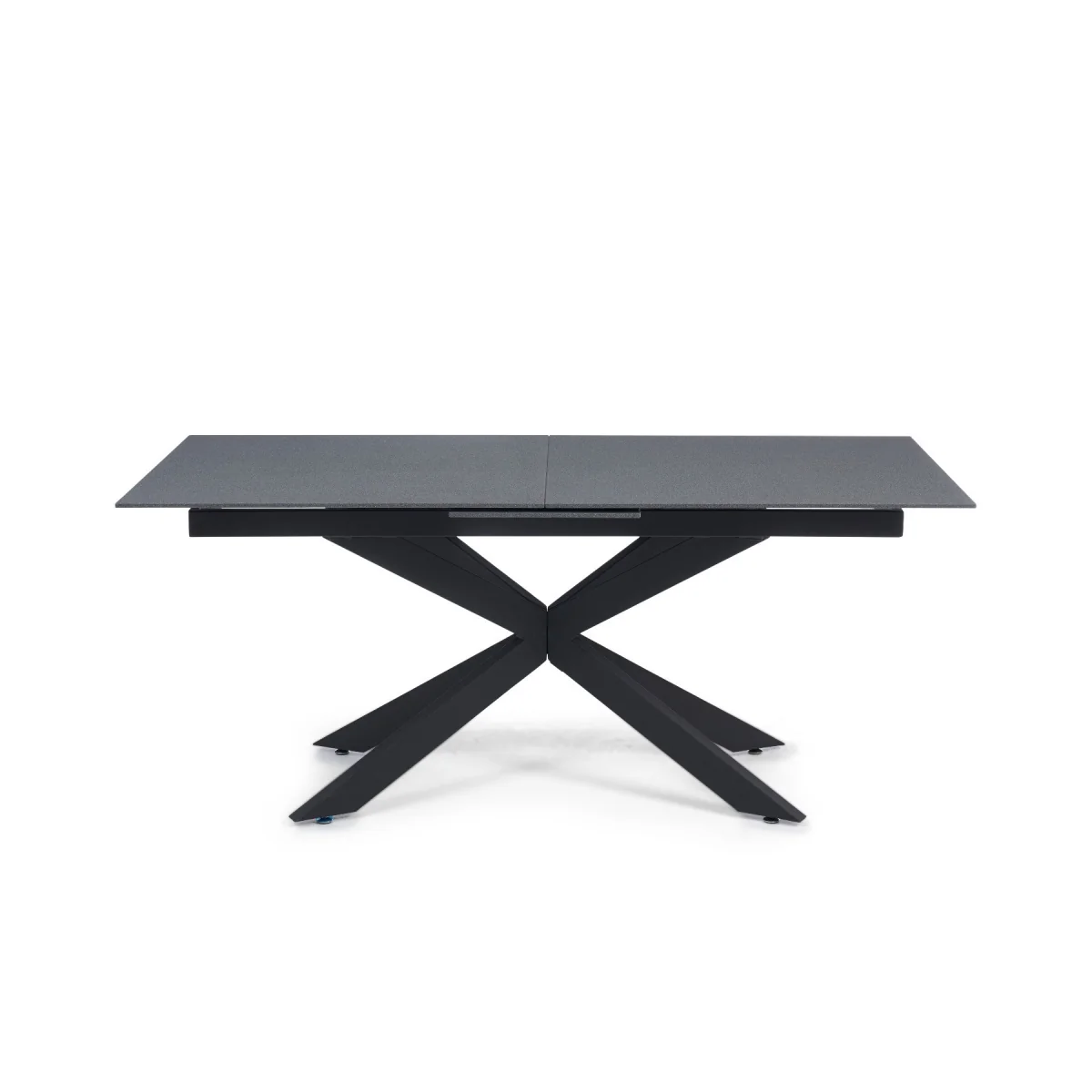 Boston 180cm Grey Stone Extending Dining Table with 6 Grey Hendrick Chairs – image 3