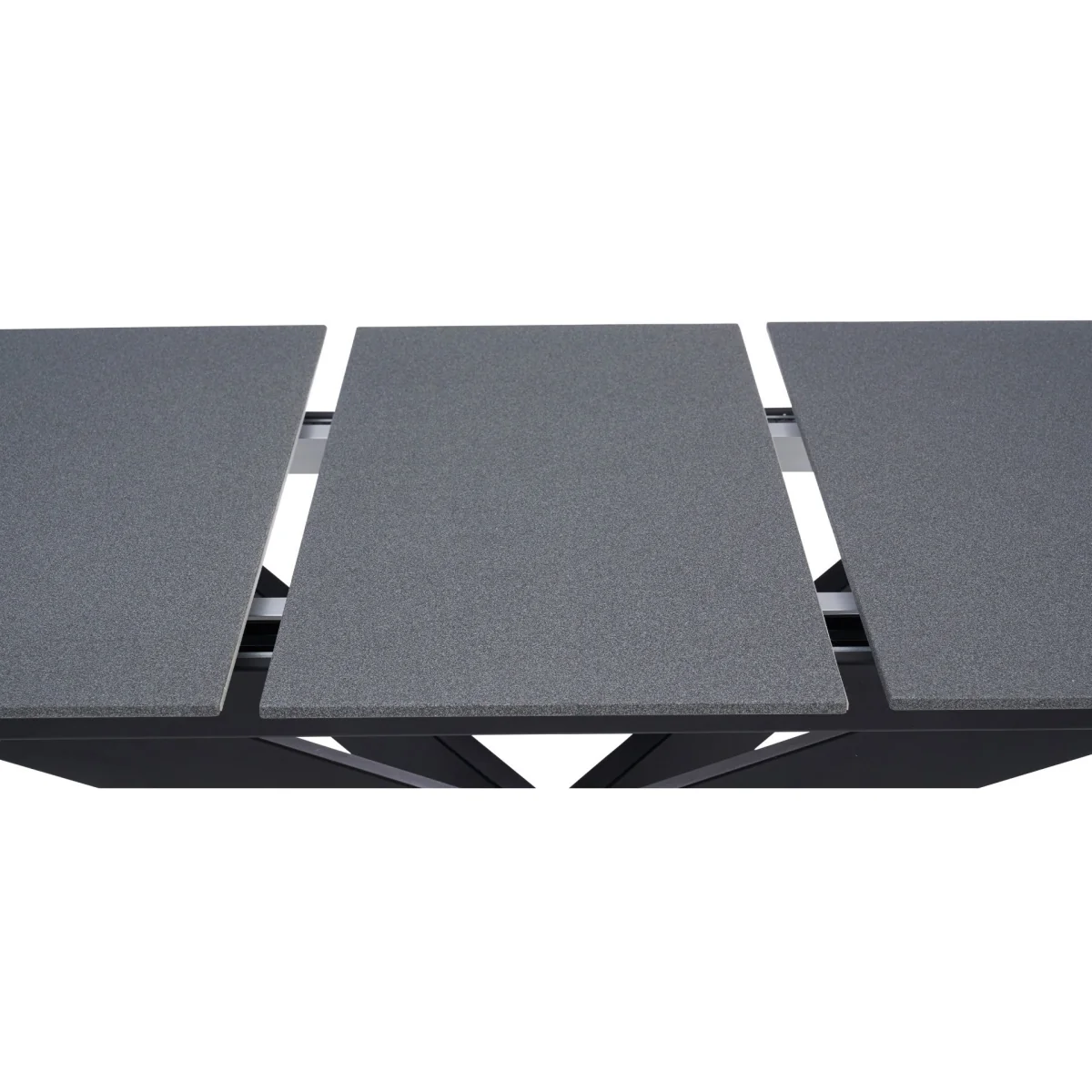 Boston 180cm Grey Stone Extending Dining Table with 6 Grey Hendrick Chairs – image 5