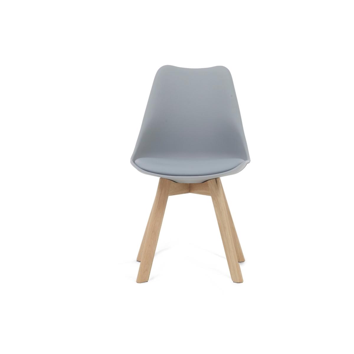 York 120cm Solid Oak Dining Table With 4 Light Grey Orson Faux Leather Chairs And 1 York Bench – image 23