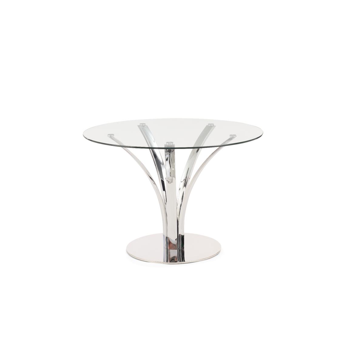 Aria 110cm Glass Dining Table with Lorin Faux Leather Chairs - Grey, 4 Chairs – image 15