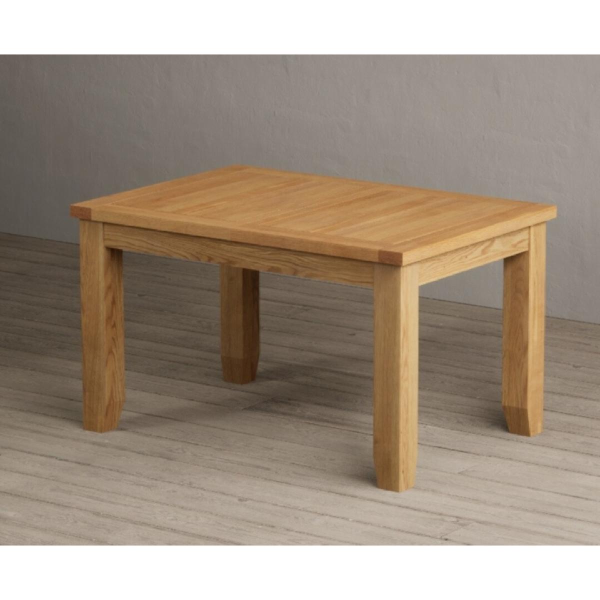 Extending Yateley 130cm Solid Oak Dining Table with 6 Grey Natural Solid Oak Chairs – image 50