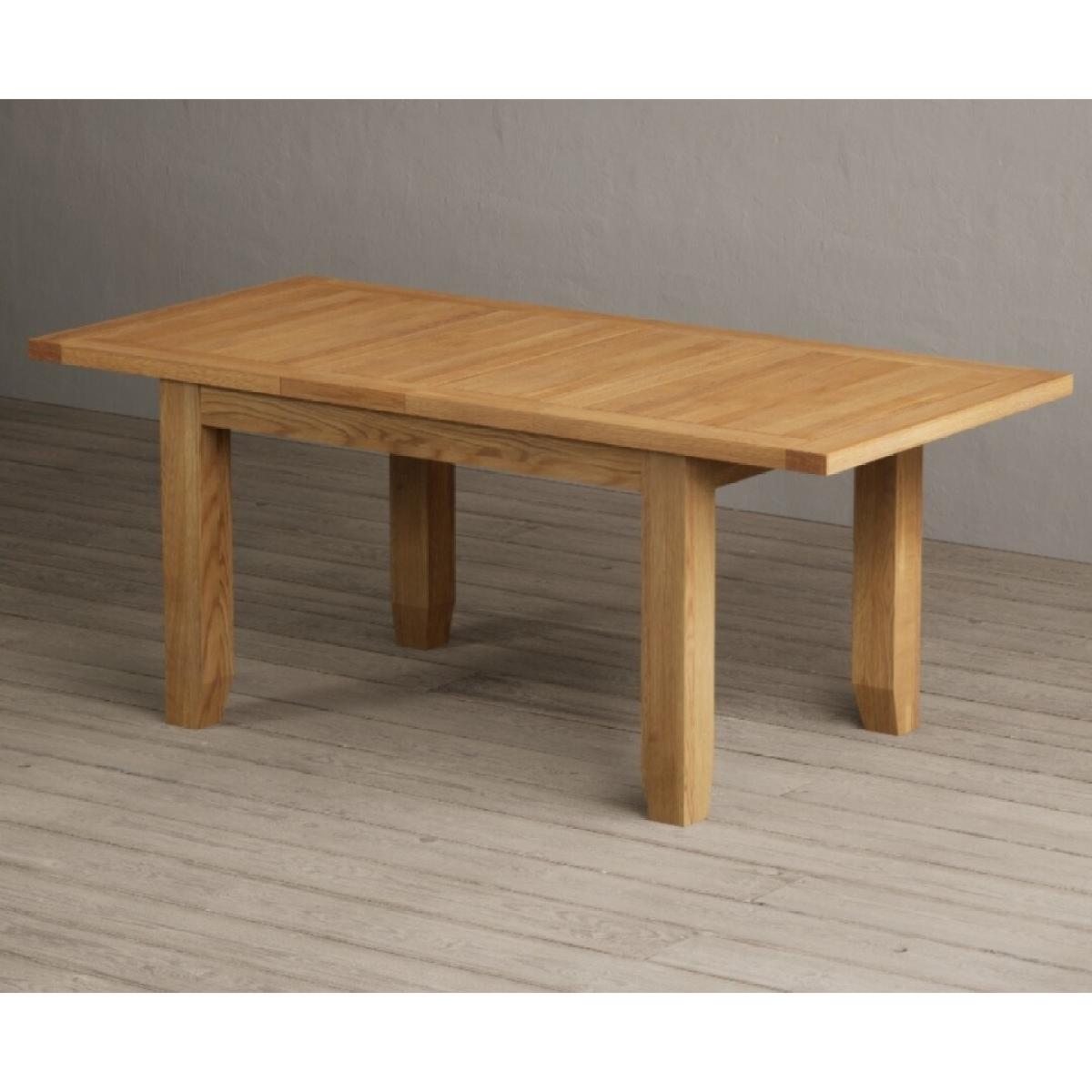 Extending Yateley 130cm Solid Oak Dining Table with 6 Grey Natural Solid Oak Chairs – image 53