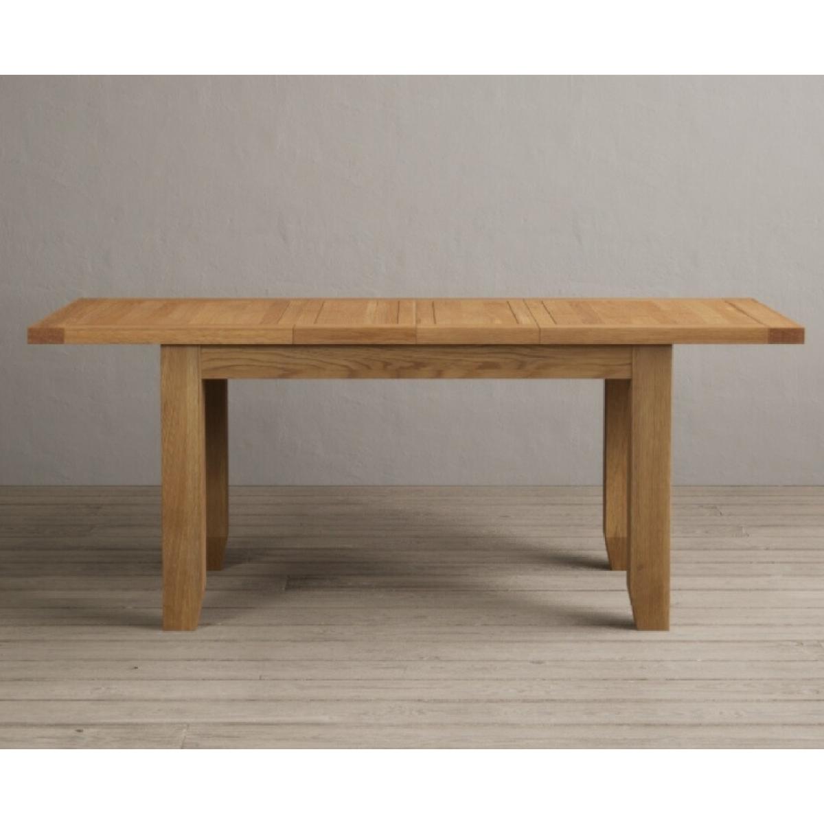 Extending Yateley 130cm Solid Oak Dining Table with 6 Grey Natural Solid Oak Chairs – image 54