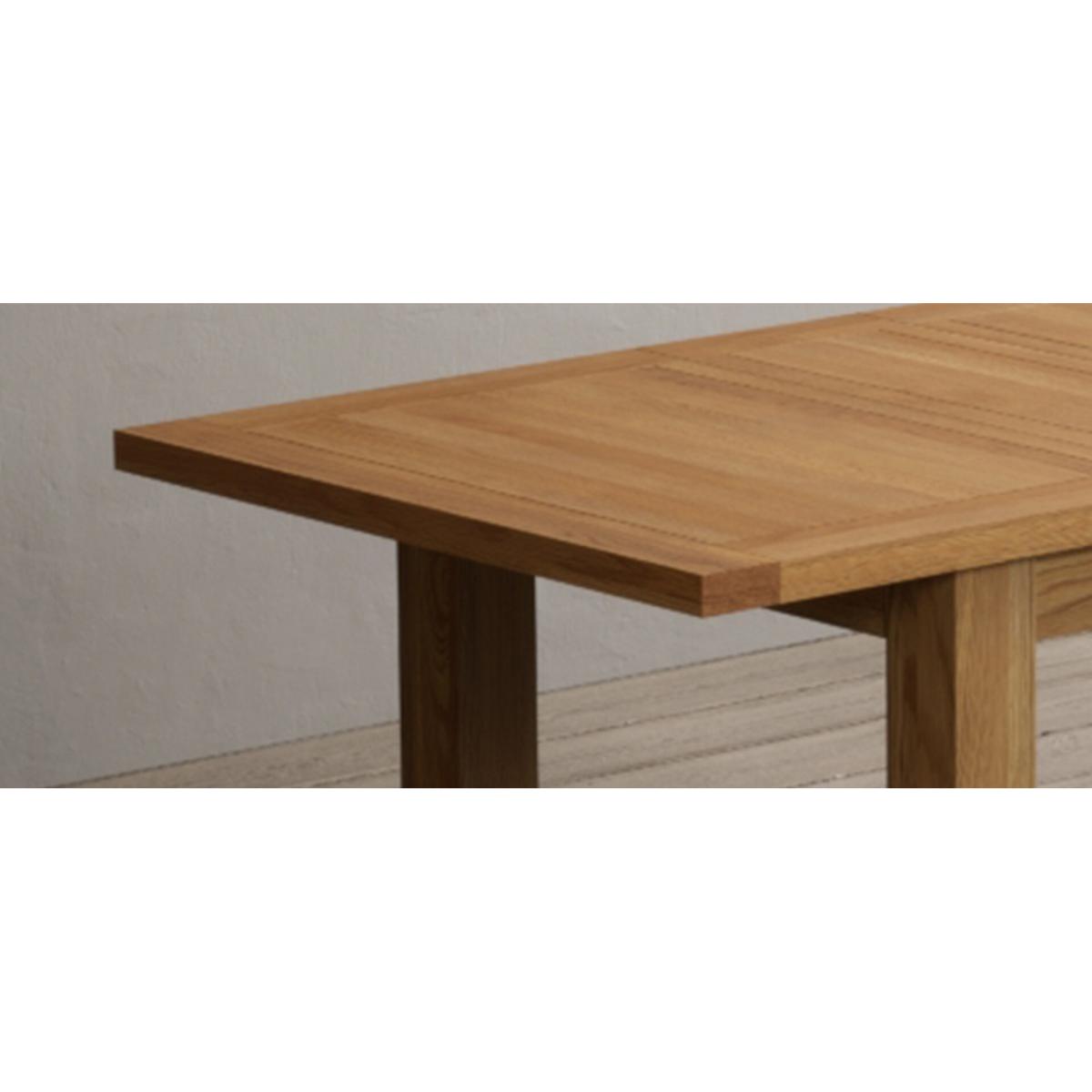 Extending Yateley 130cm Solid Oak Dining Table with 6 Grey Natural Solid Oak Chairs – image 57