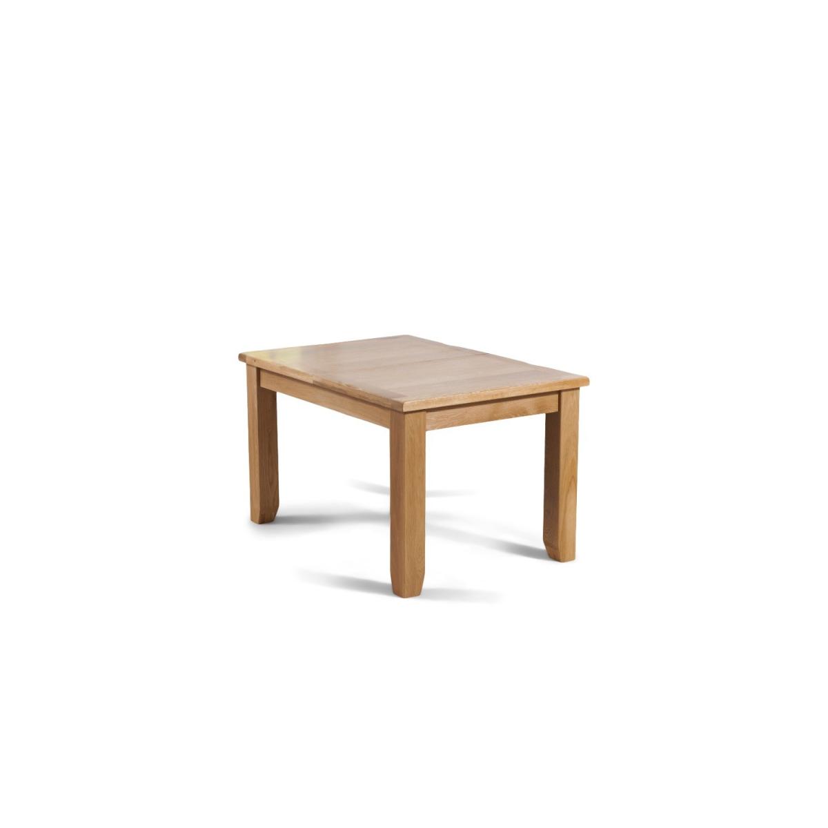 Extending Yateley 130cm Solid Oak Dining Table with 6 Grey Natural Solid Oak Chairs – image 64