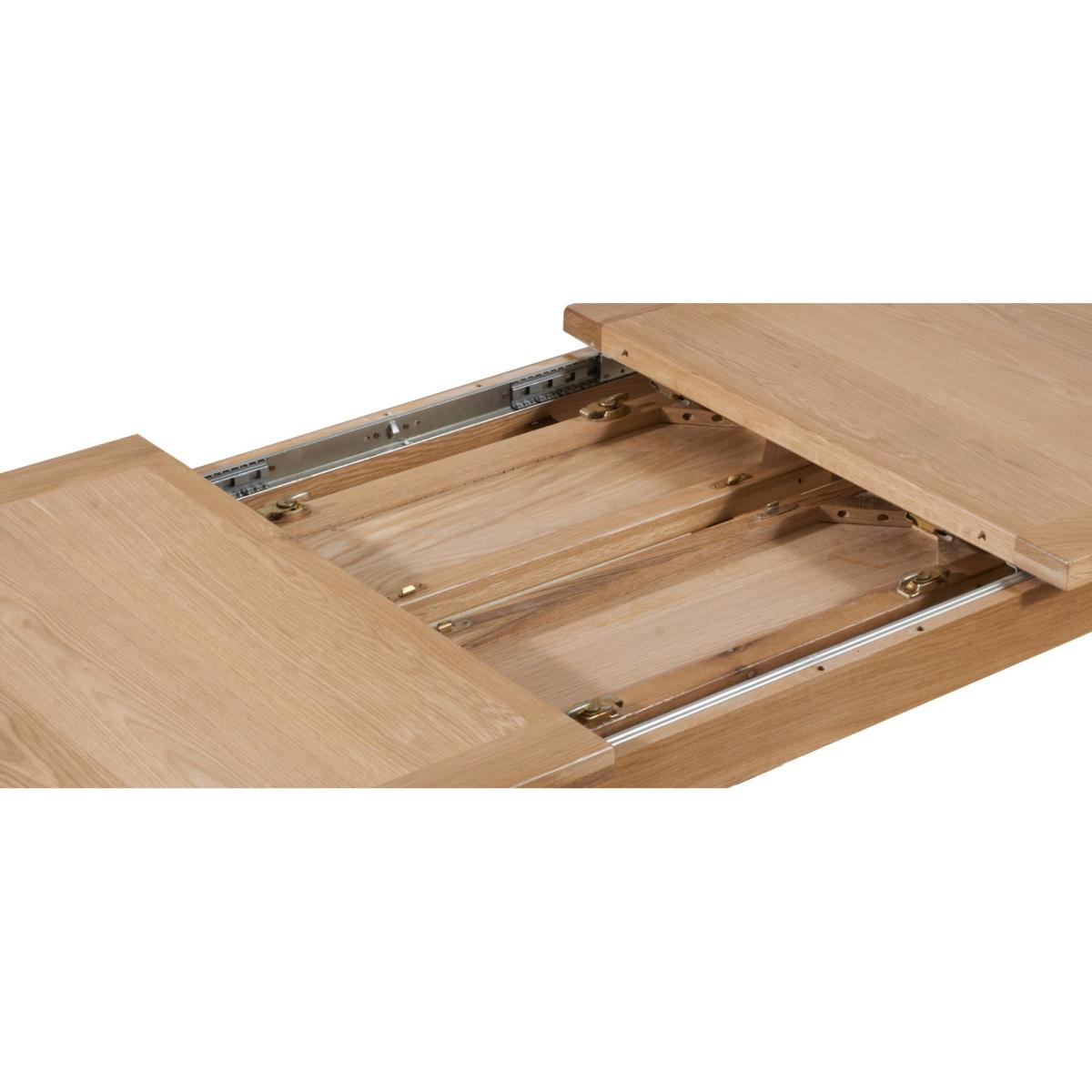Extending Yateley 130cm Solid Oak Dining Table with 6 Grey Natural Solid Oak Chairs – image 69