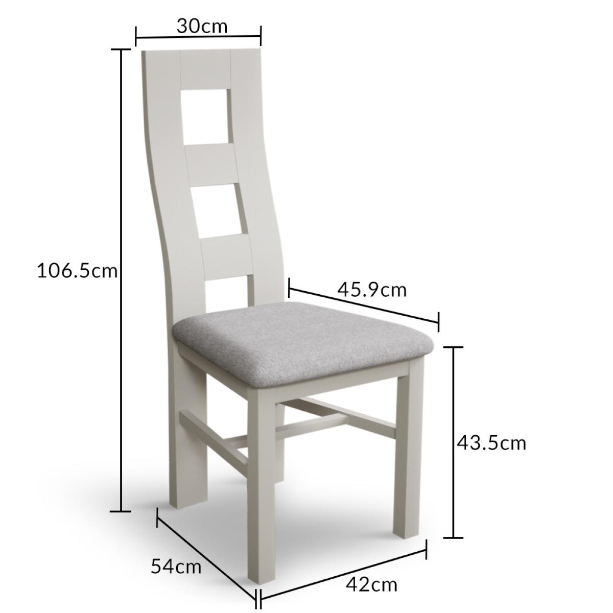 Extending Buxton 180cm Oak and Signal White Painted Dining Table with 8 Charcoal Grey Painted Chairs – image 34
