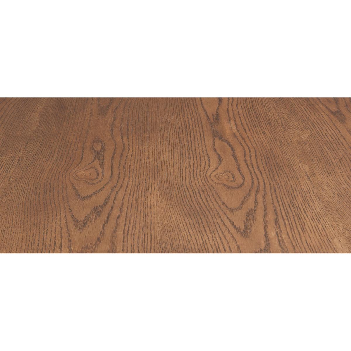 Montana 225cm Black Leg Industrial Dining Table With 8 Brown Hendrick Faux Leather Dining Chairs – image 10