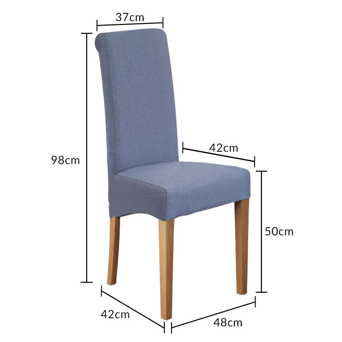 Extending Buxton 90cm Rustic Solid Oak Dining Table with 4 Natural Scroll Back Chairs – image 70