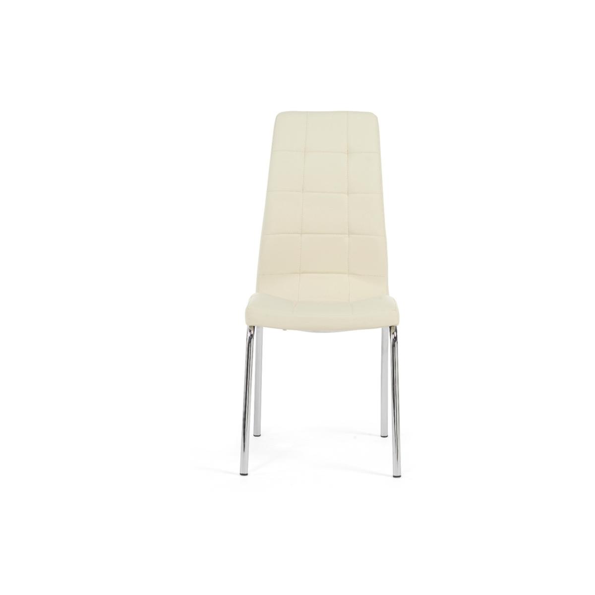 Bernini 165cm Oval Glass Dining Table With 4 Cream Enzo Chairs – image 19