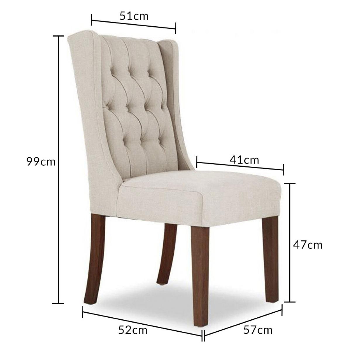 Extending Buckley 200cm Dark Oak Dining Table with 6 Natural Darcy Chairs – image 24