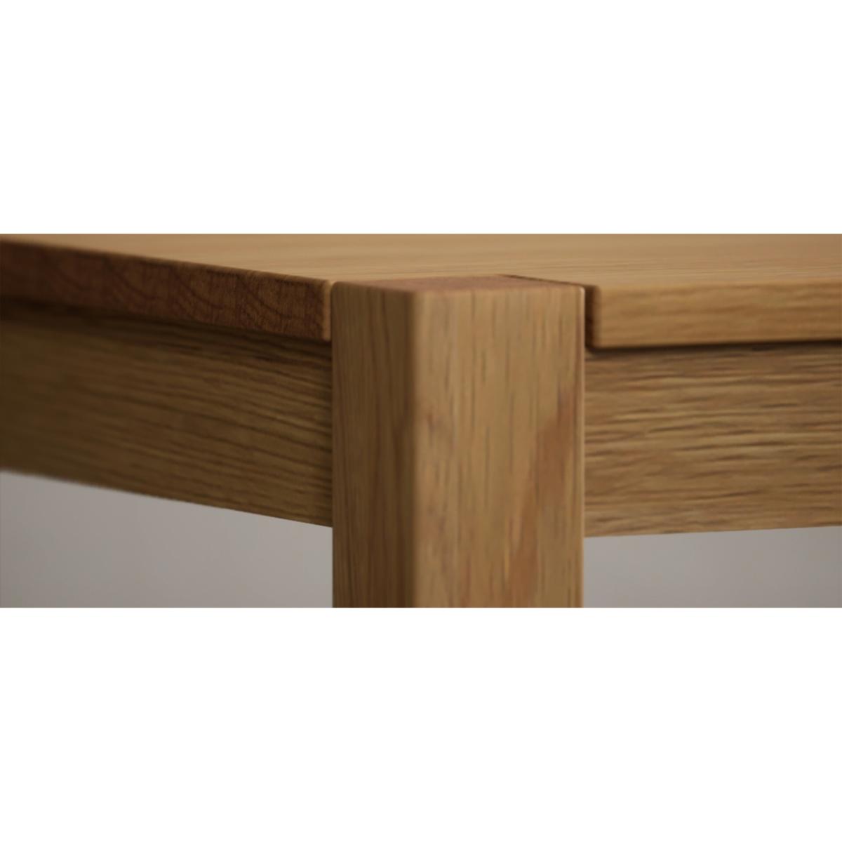 York 120cm Solid Oak Dining Table With 4 Light Grey York Chairs – image 21