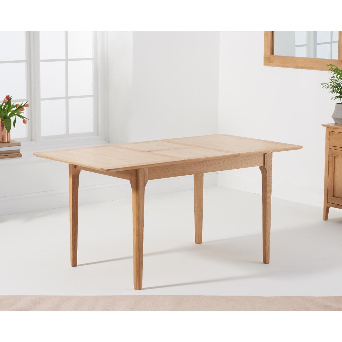 Sadie Oak 120cm Butterfly Extending Table with Chairs - Oak, 4 Chairs – image 4