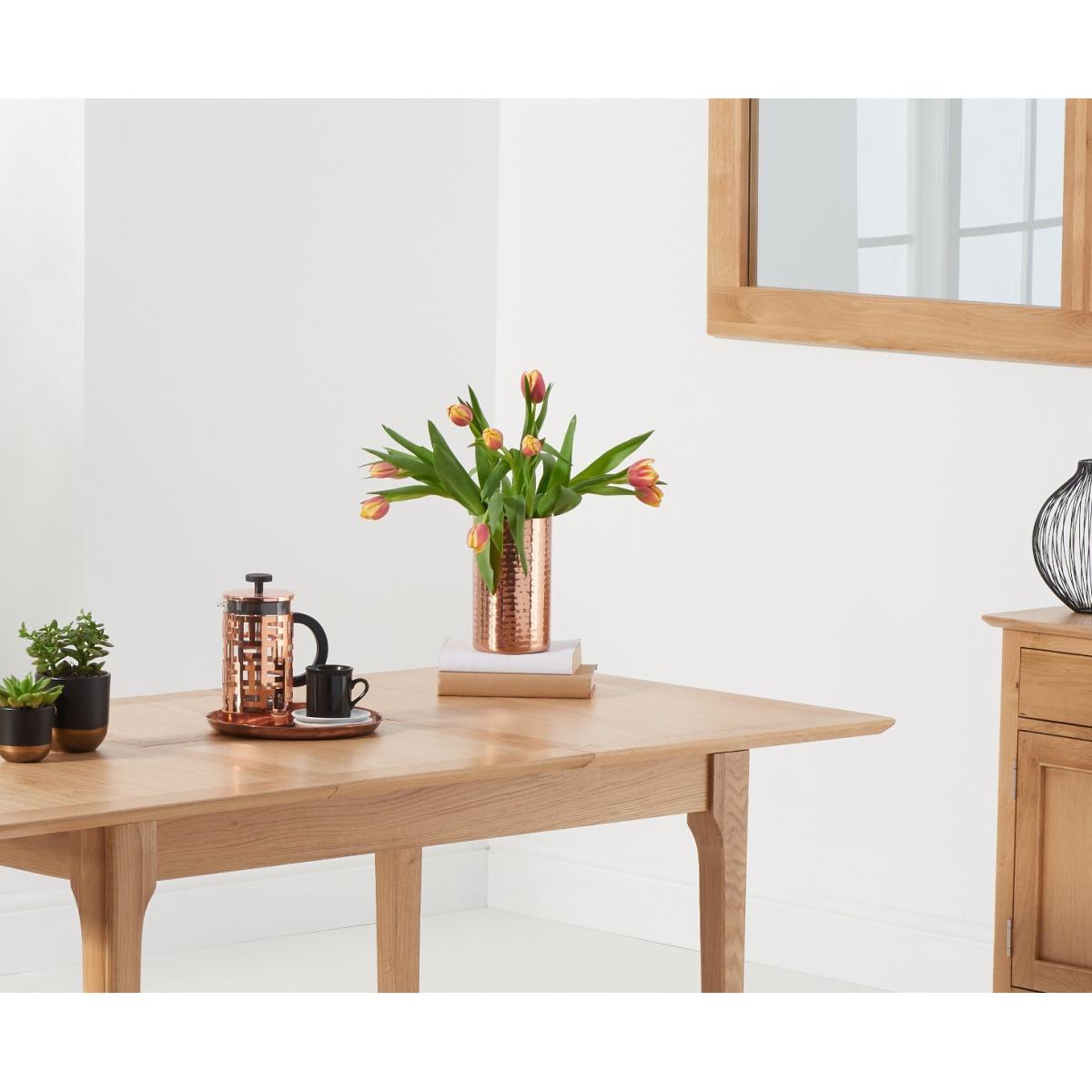 Sadie Oak 120cm Butterfly Extending Table with Chairs - Oak, 4 Chairs – image 5