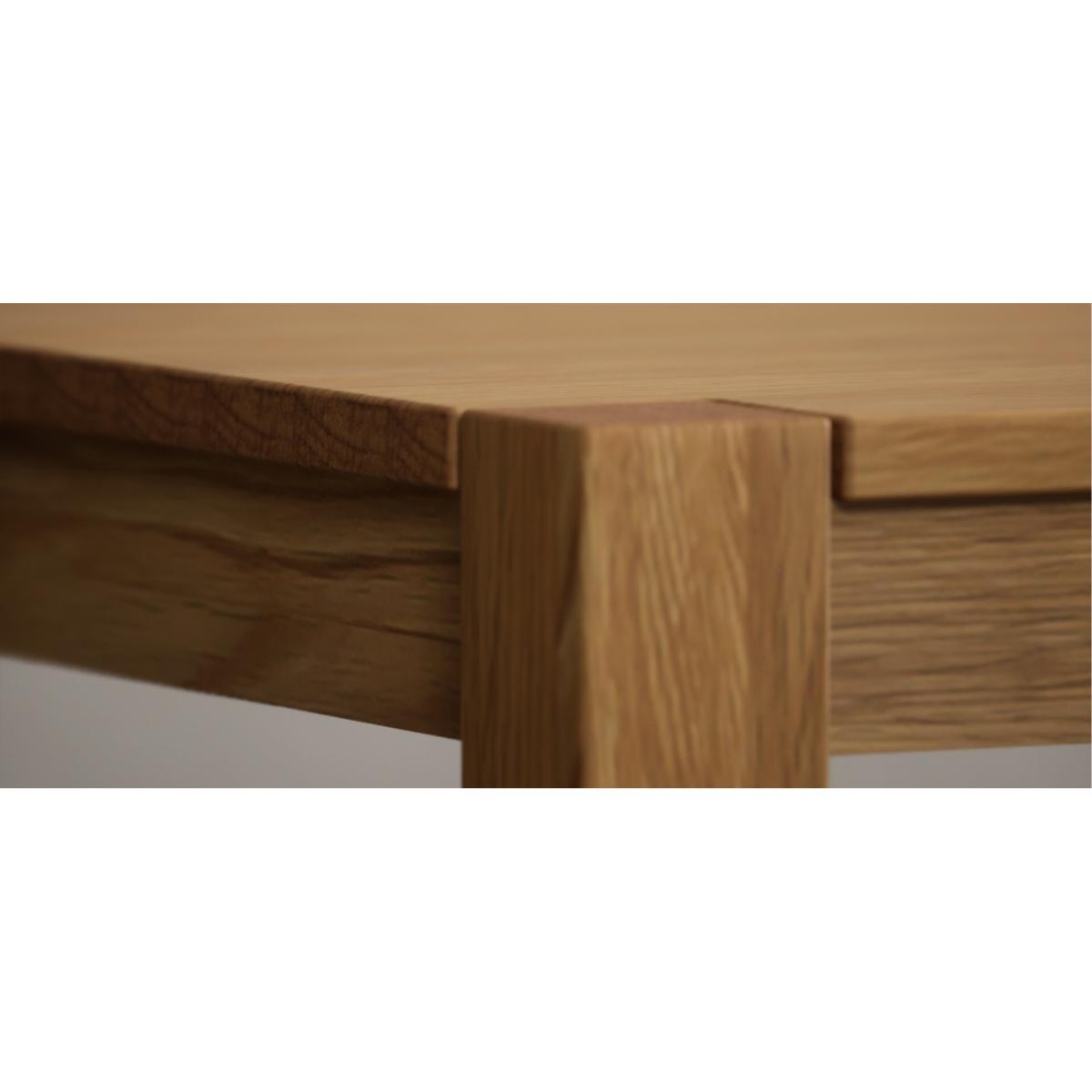 York 150cm Solid Oak Dining Table With 6 Brown York Chairs – image 24