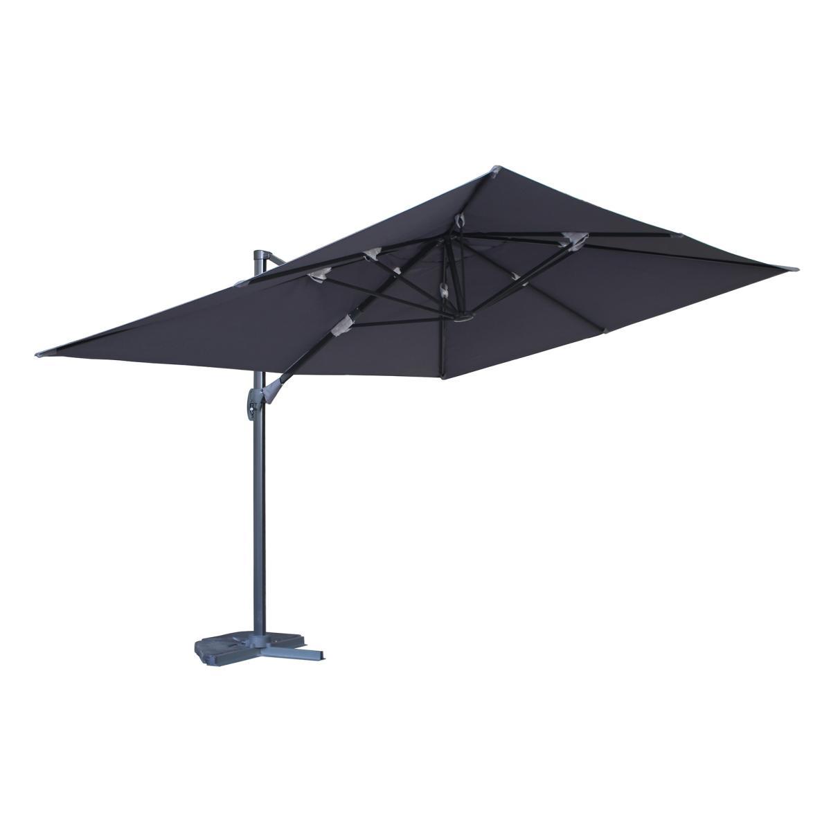 Havana - 6 Seater Extendable Dining Set and 3x3m Parasol – image 7