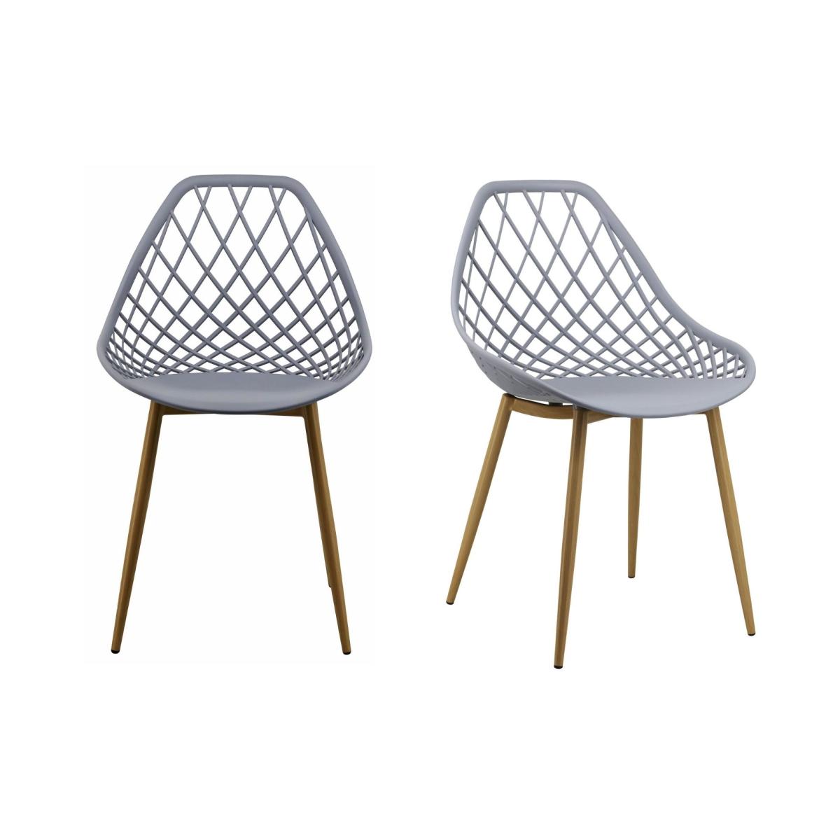 Herringbone & Aurora Dining Set - 150cm - 4 Seats - Grey – image 2