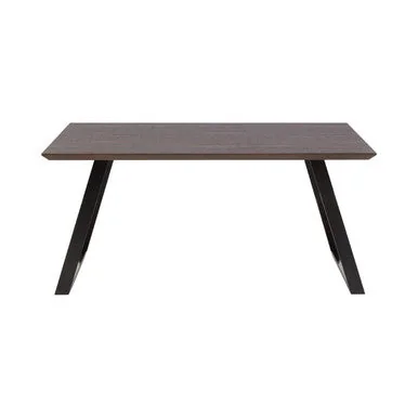 Westford Wooden Effect Dining Table with 6 Grey Dining Chairs Set – image 9