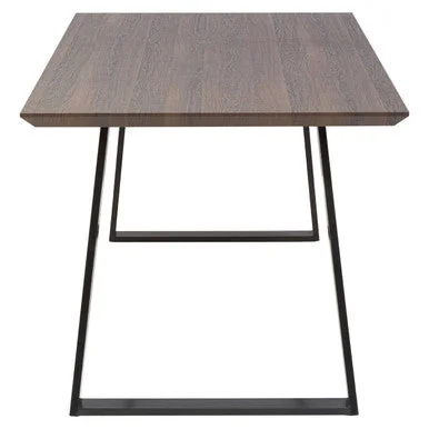 Westford Wooden Effect Dining Table with 6 Grey Dining Chairs Set – image 10