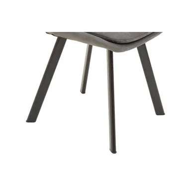 Westford Wood Effect Dining Table with 6 Grey Dining Chairs Set – image 8