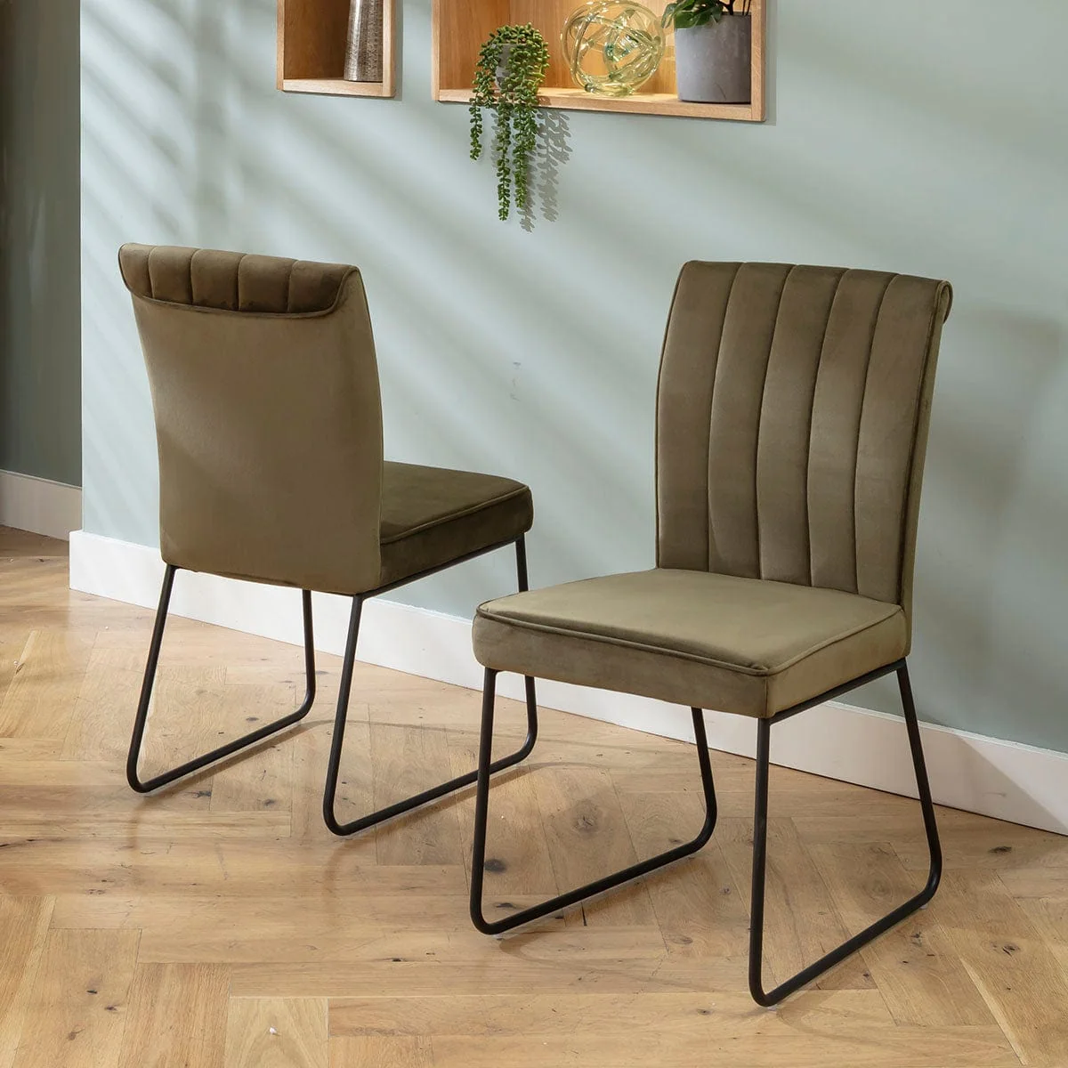 Modern 8 Seater Extendable Bench Dining Set Green & Grey Ceramic XB2 – image 10
