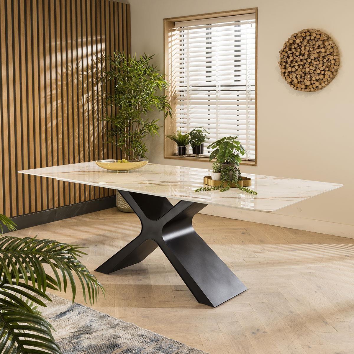 Duke 8 Seater Ceramic Dining Set Grey – image 7