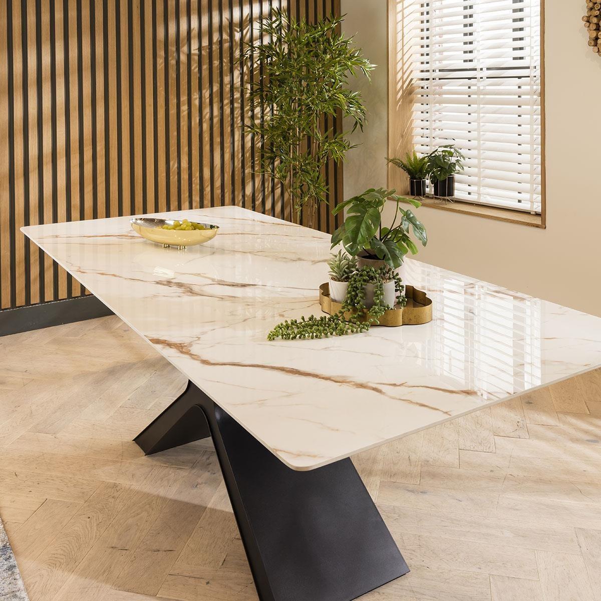 Duke 8 Seater Ceramic Dining Set Grey – image 9