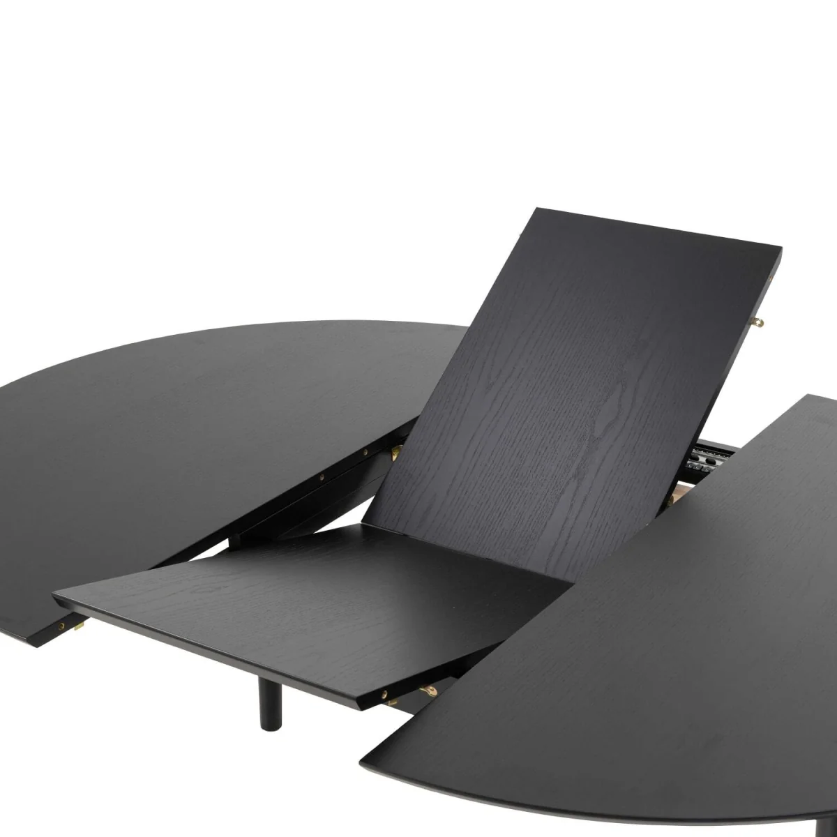 Krakow 7 Piece Extending Round Dining Set - Black – image 2