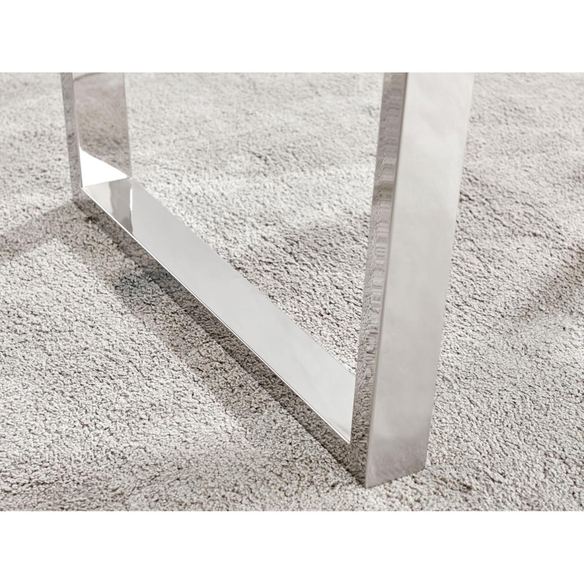 Kylo White Marble Effect Dining Table and 6 Willow Chairs - Mustard – image 6