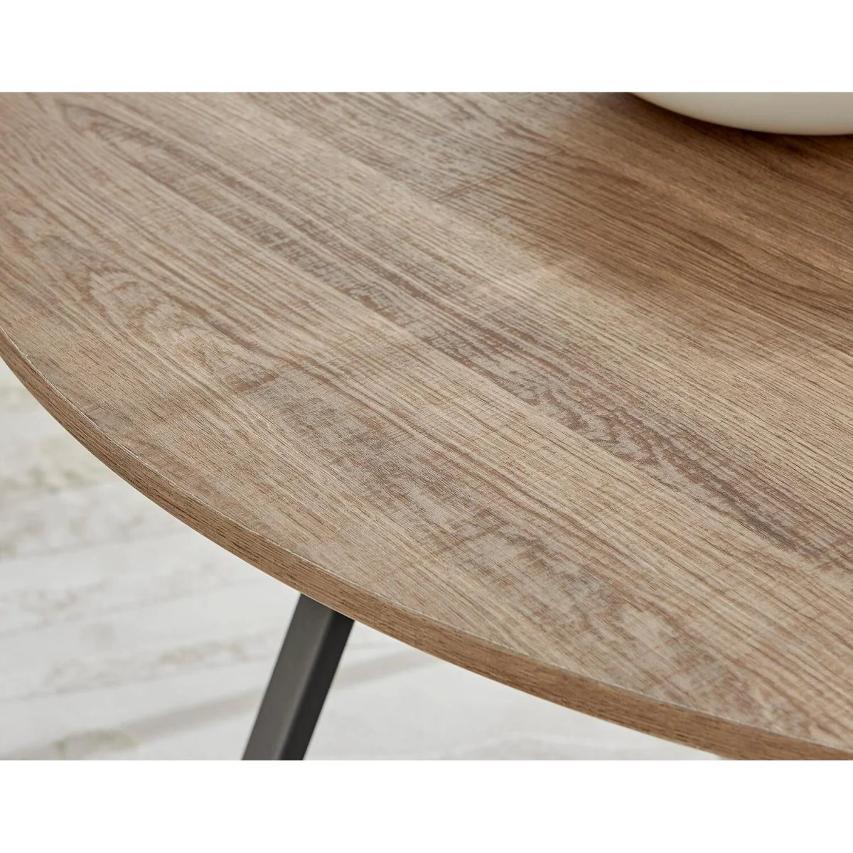 Santorini Round Wood Effect Dining Table 4 Mirelle Chairs - Lighht Grey – image 6