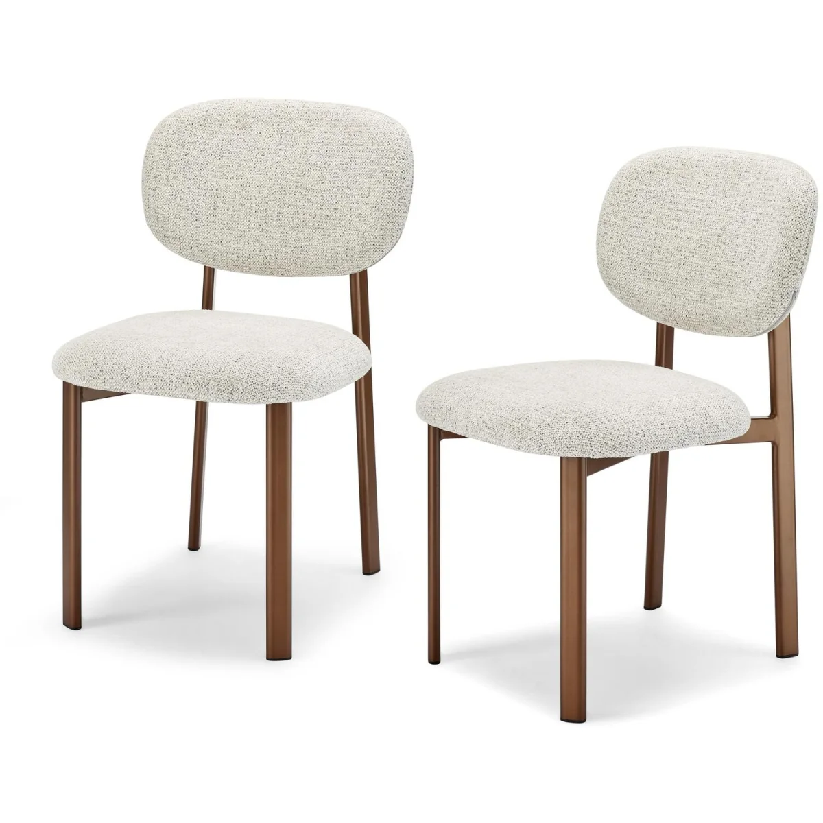 Santorini Round Wood Effect Dining Table 4 Mirelle Chairs - Lighht Grey – image 9