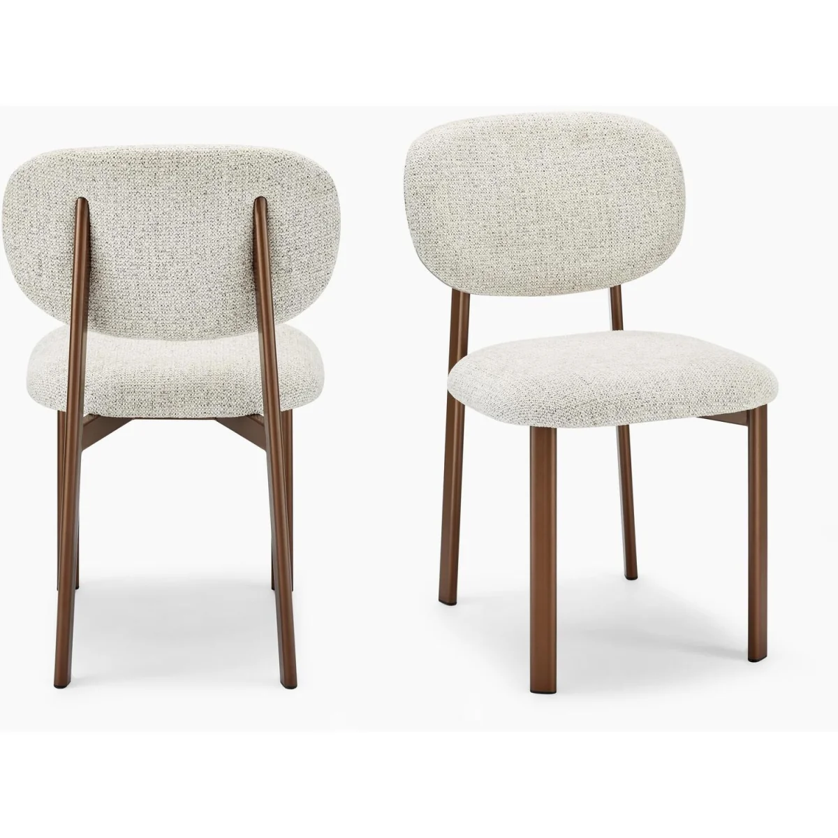 Santorini Round Wood Effect Dining Table 4 Mirelle Chairs - Lighht Grey – image 10
