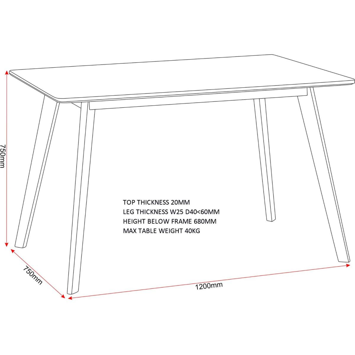 Bendal Dining Set - White and Beech – image 11
