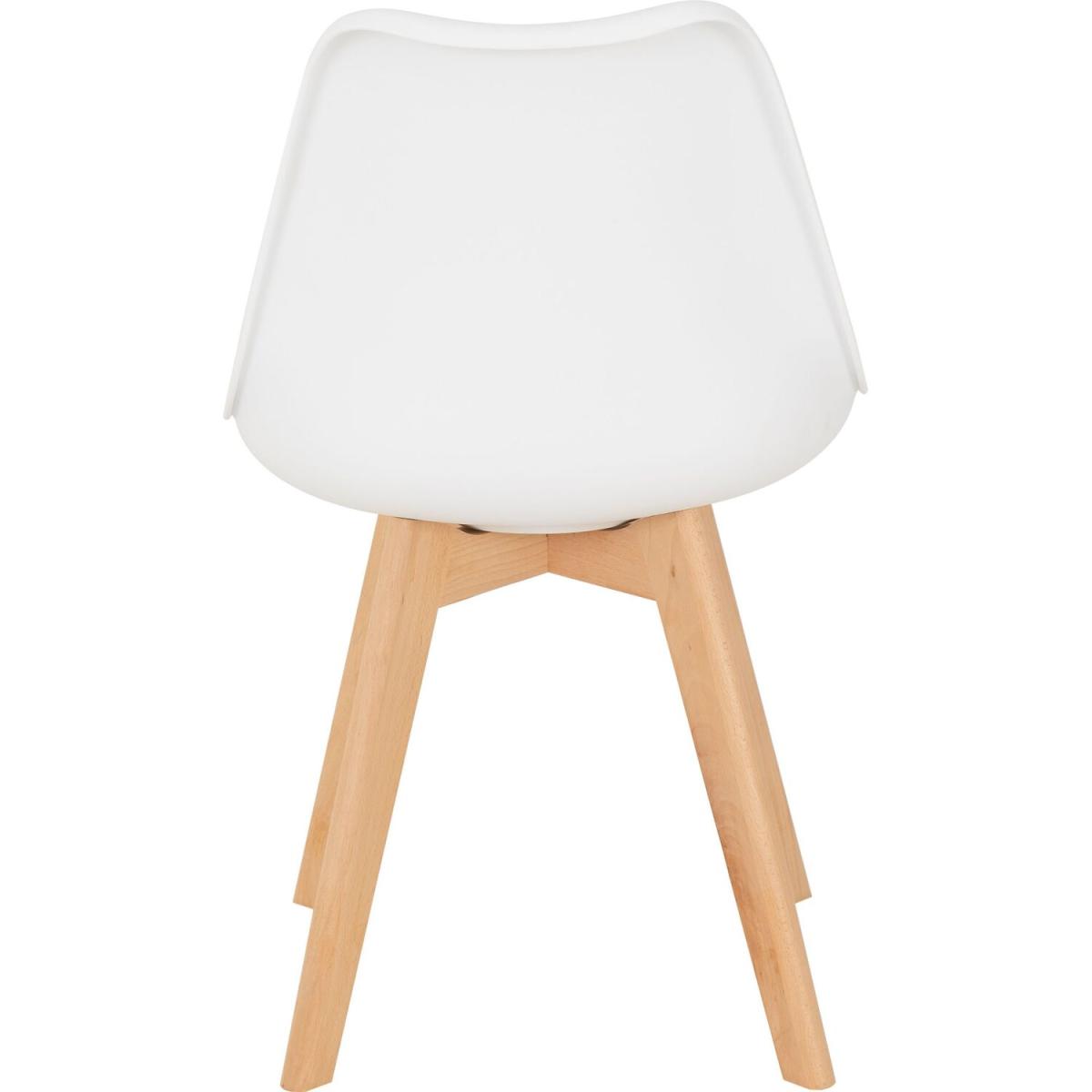 Bendal Dining Set - White and Beech – image 3
