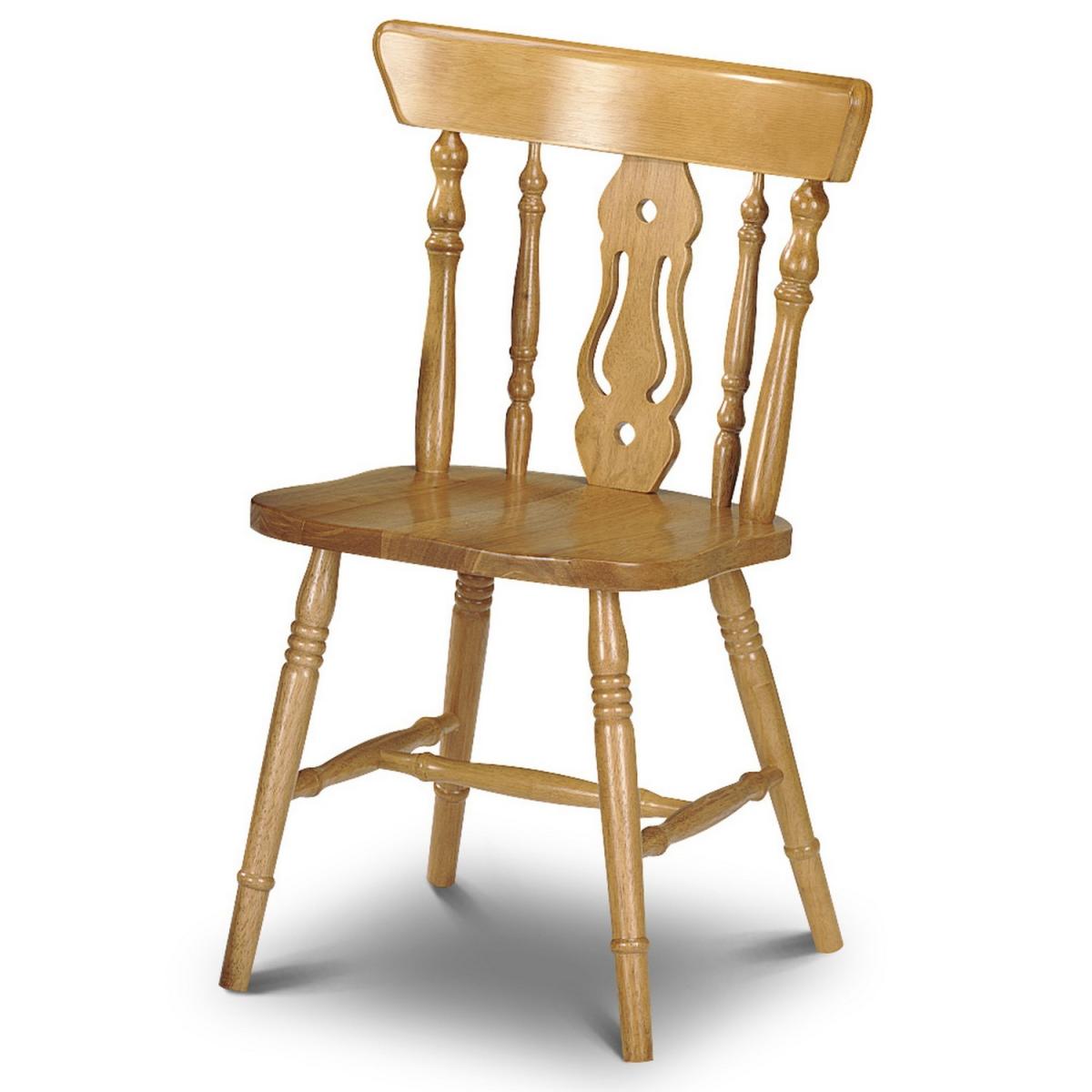 Dundee Table and Two Fiddleback Chairs Set - Honey pine – image 2