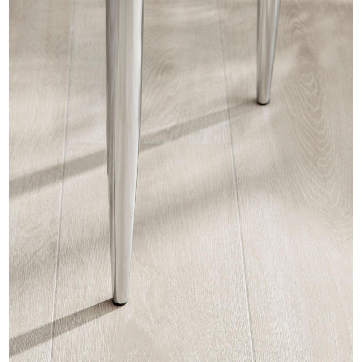 Kylo White Marble Effect Dining Table and 4 Arlon Silver Leg Chairs - Blue – image 22