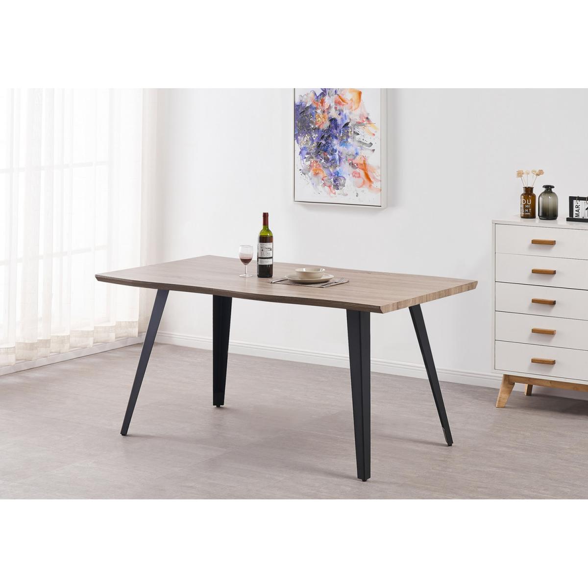 Camden Rocco LUX Dining Set a Table and Chairs Set of 4 - Dark Grey – image 3