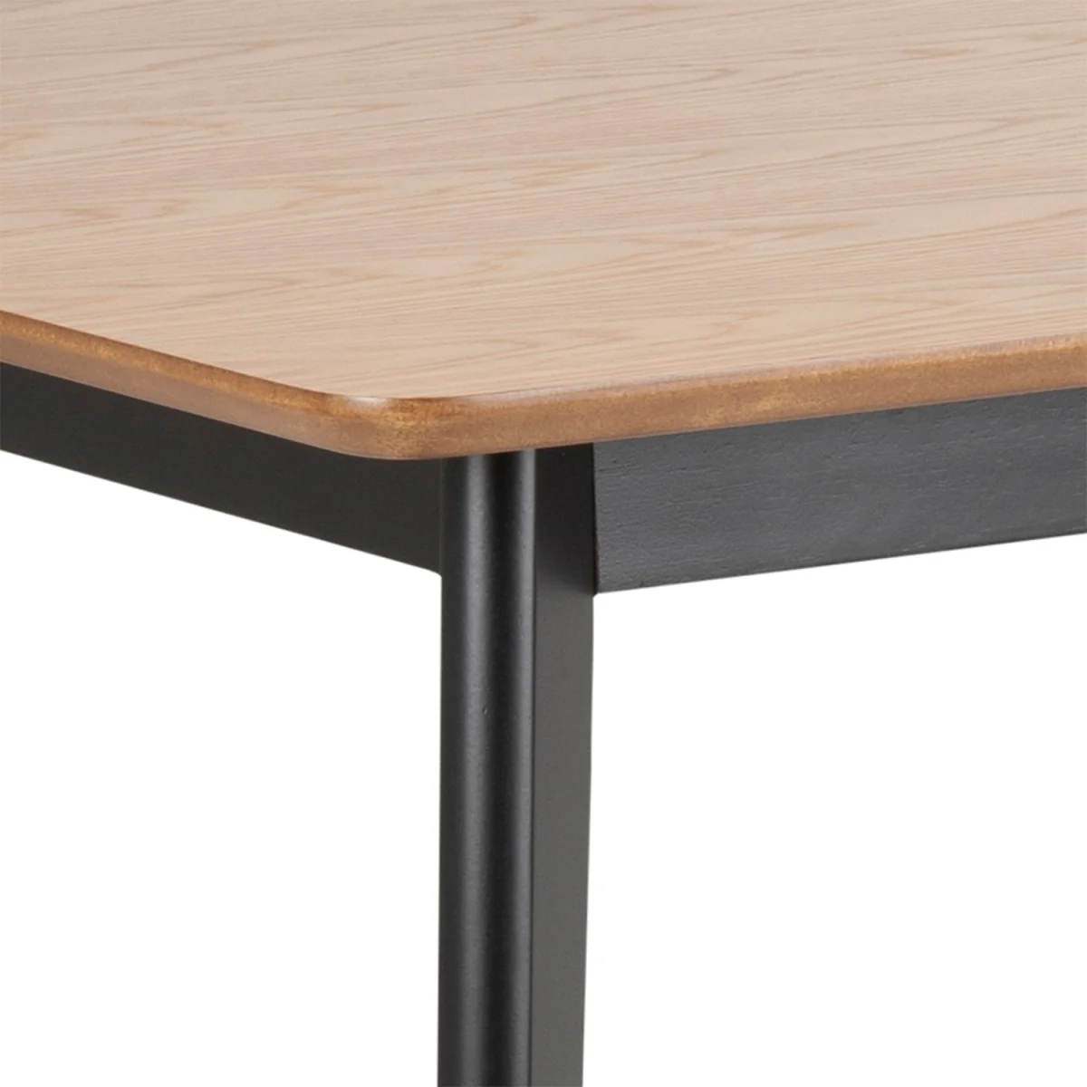 Roxby Dining Table in Oak & Black 120x80cm includes 4 Roxby Dining Chairs in Black and Oak - Oak & Black – image 6