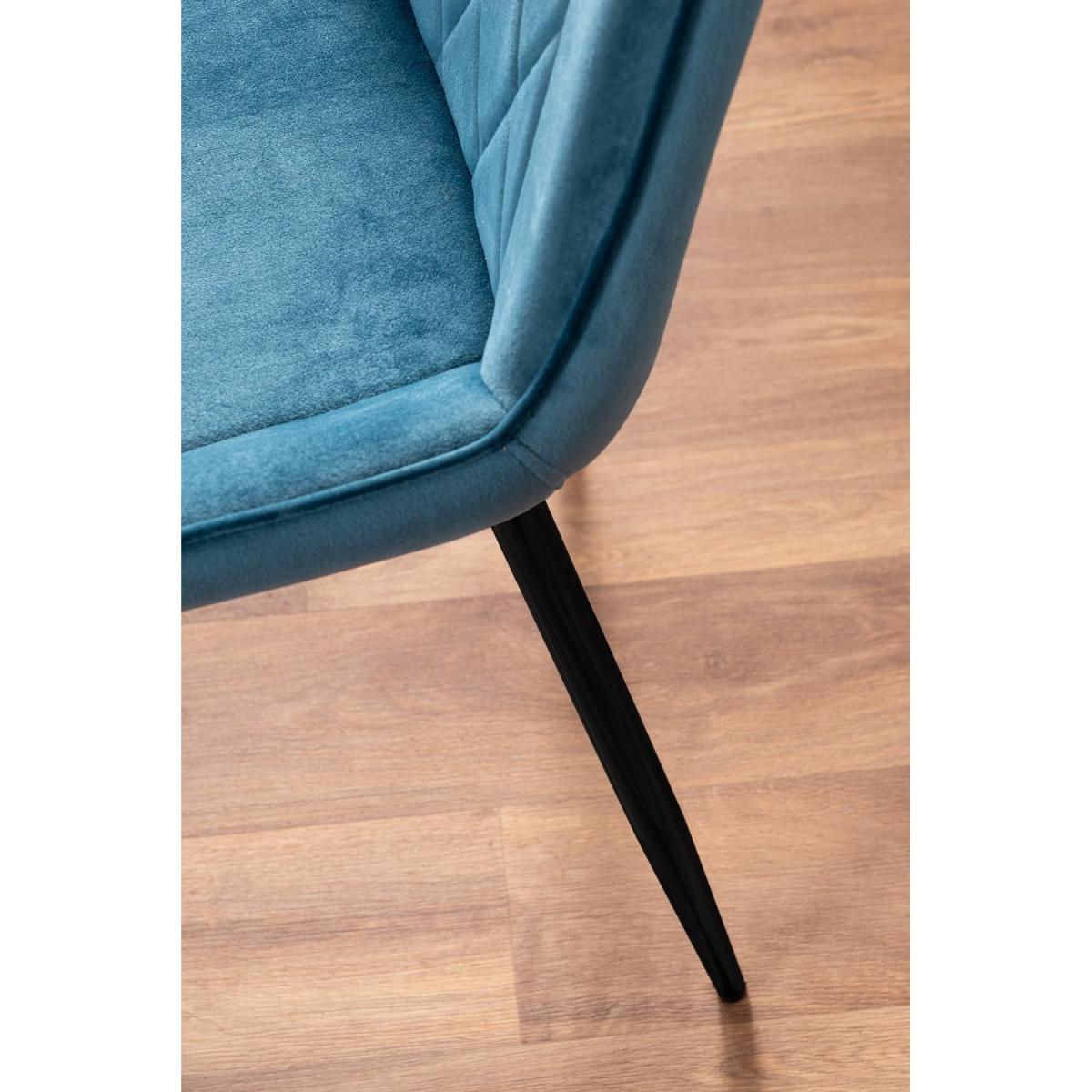 Novara 120cm Round Dining Table and 4 Pesaro Black Leg Chairs - Grey – image 34