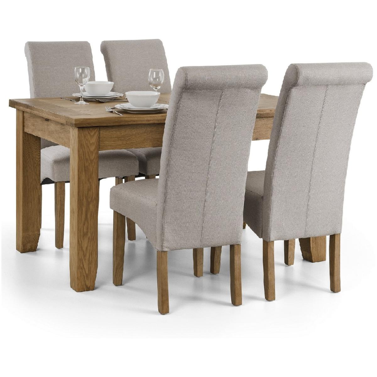 Astoria Extending Table and Rio Chairs Set - Grey / 1 Table and 4 Chairs – image 2