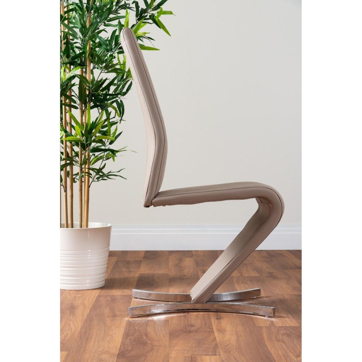 Pivero Grey High Gloss Dining Table and 6 Willow Chairs  - White – image 42