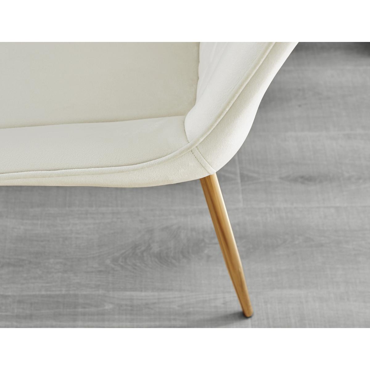 Selina Round Dining Table with Two Pesaro Gold Leg Chairs - Navy – image 36