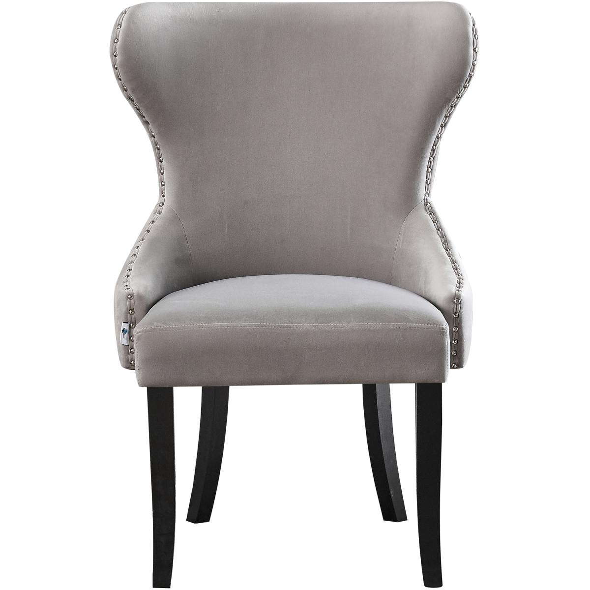 Mayfair Cosmo LUX Dining Set with a Modern Table and Chairs Set of 6 - Light Grey – image 3