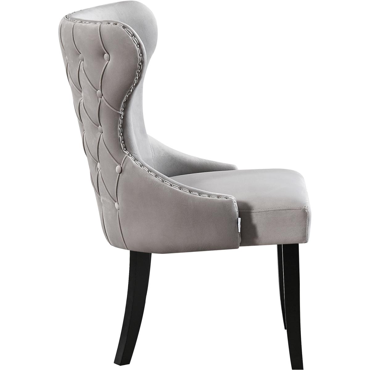 Mayfair Cosmo LUX Dining Set with a Modern Table and Chairs Set of 6 - Light Grey – image 4