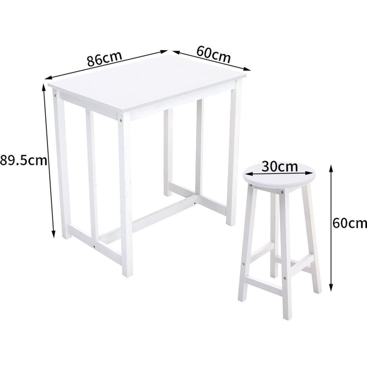 Dining Table Set Of 5 - White – image 2
