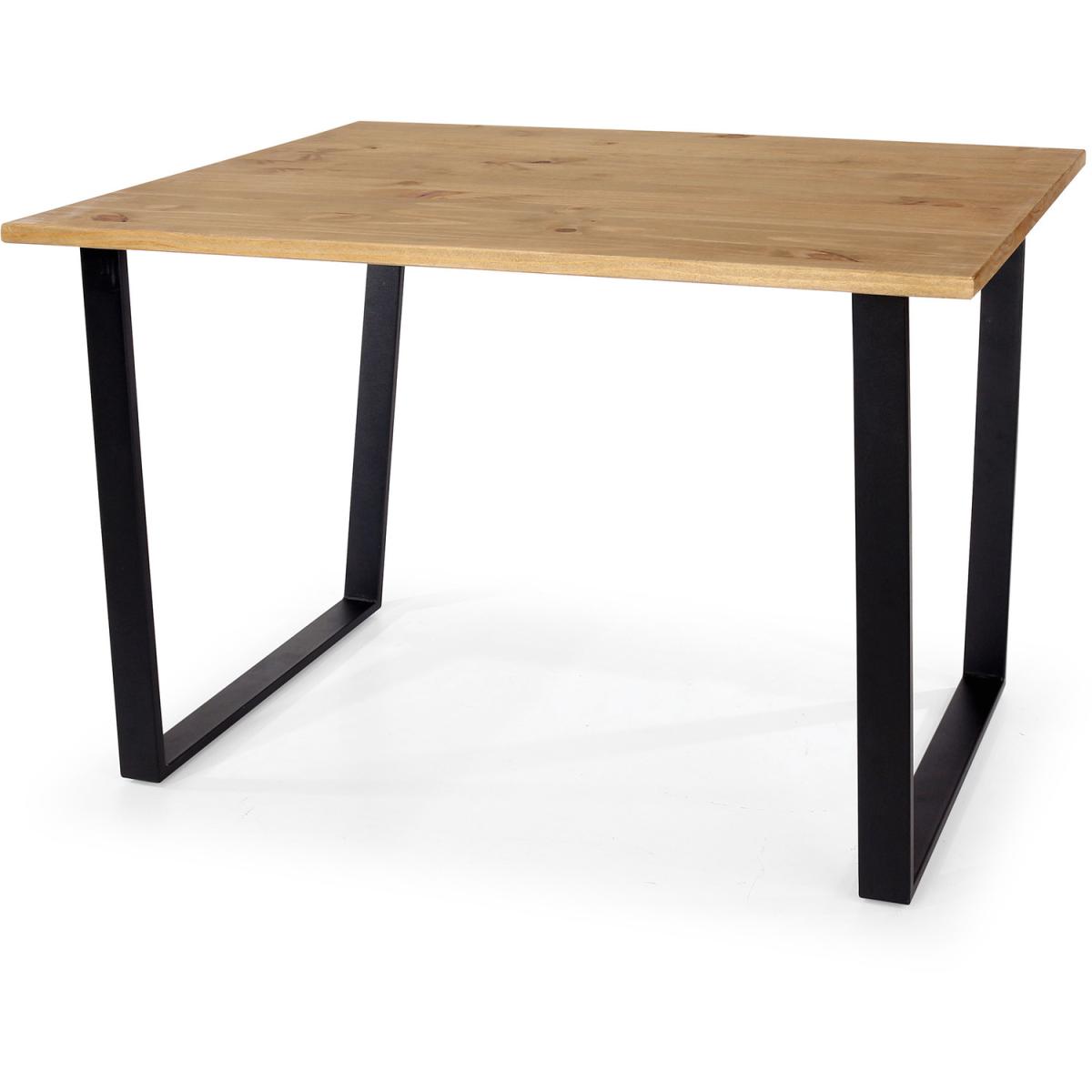Texas Pine Industrial Style Table and 4 Chair Set  - Antique wax – image 4