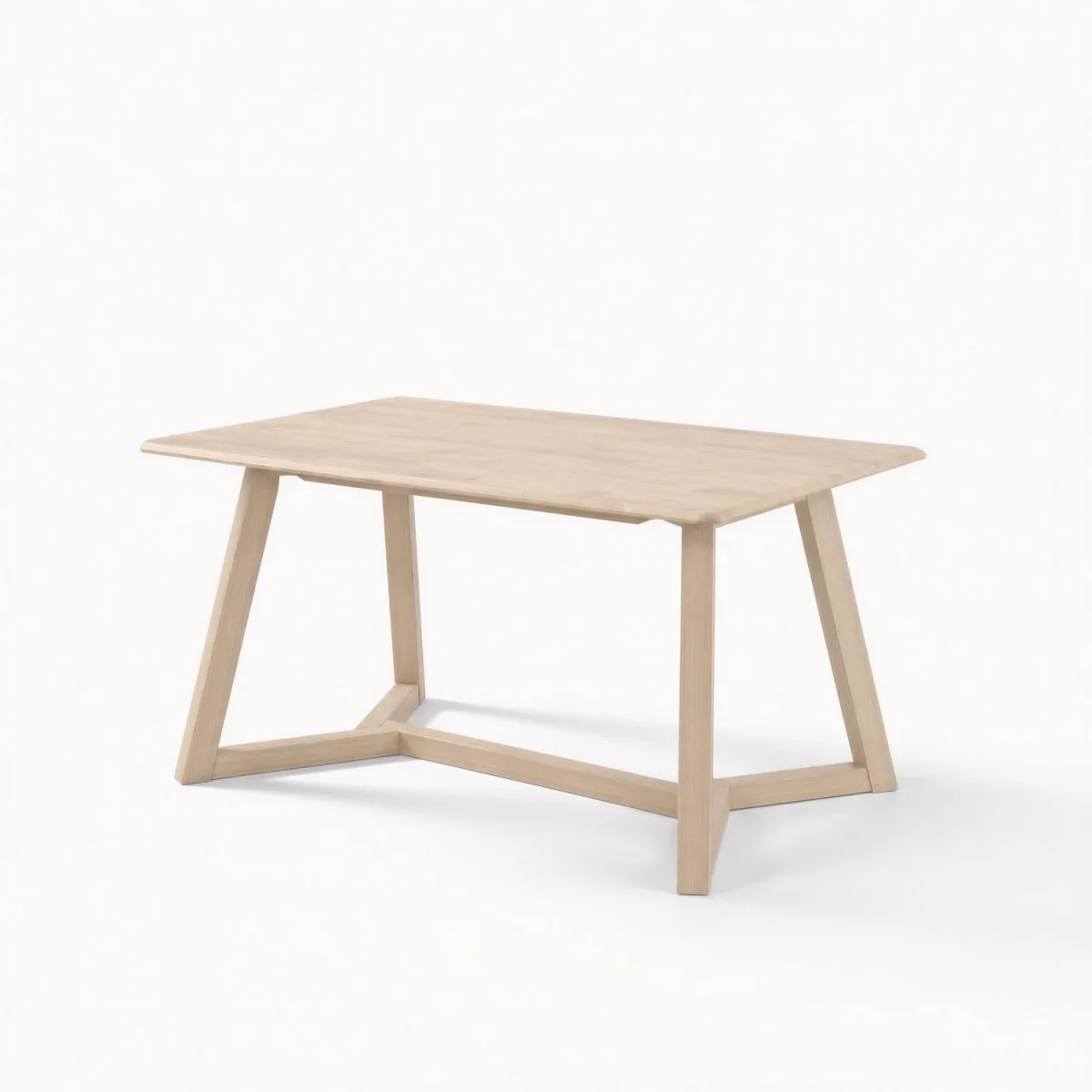 Lulworth Whitewashed Wood Dining Table 6 Lynton Chairs - Light Grey – image 4