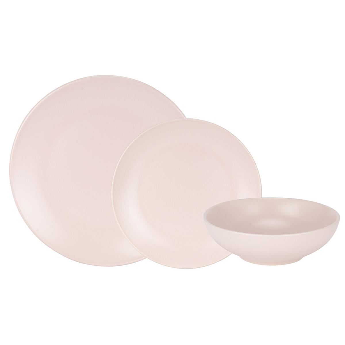 Pastel 12 Piece Dinner Set - Grey – image 4